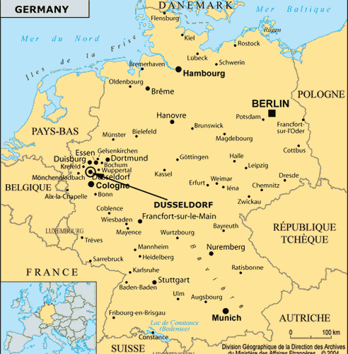 dusseldorf karte deutschland